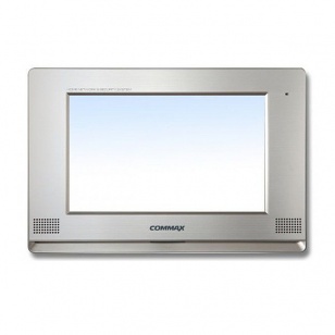 COMMAX CDV-1020AE/VIZIT (Серебро) Монитор цветного видеодомофона, 10.2", TFT LCD, PAL/NTSC, LED подсветка, Toch Screen, hands free, память на 128 кадров, адаптирован к VIZIT, 318х215х53мм, AC 110-240В