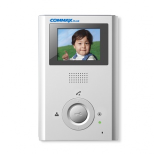 Commax CDV-35H (Серый) Монитор цветного видеодомофона, 3.5&amp;quot;, PAL/NTSC, подключение 2-х панелей и трубки DP-4VHP, громкая связь