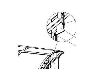 PERCo RF01 0-11 кронштейн для стыковки