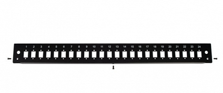 DATAREX SC Simplex/24 LC Duplex Панель лицевая для выдвижной оптич. полки, 24  черный.