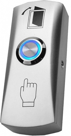 Tantos TS-CLICK light (серебряный антик) Кнопка выхода накладная, металлическая, с подсветкой