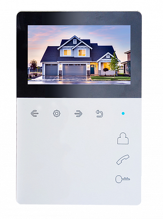 Tantos Elly VIZIT (White) Монитор цветного видеодомофона, адаптирован к VIZIT